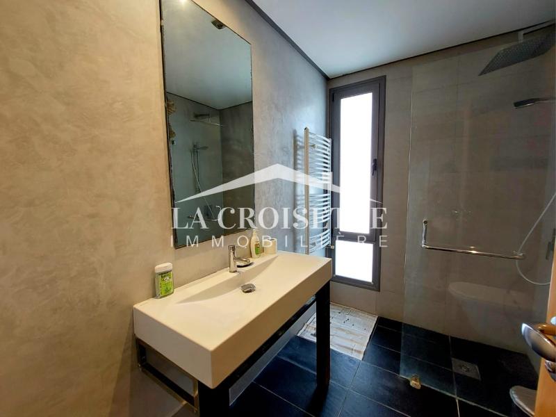 Appartement meublé S+3 vue sur mer avec terrasse à La Marsa